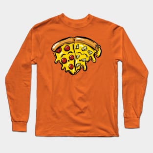 Pepperoni Loves Pineapple Pizza Slices Long Sleeve T-Shirt